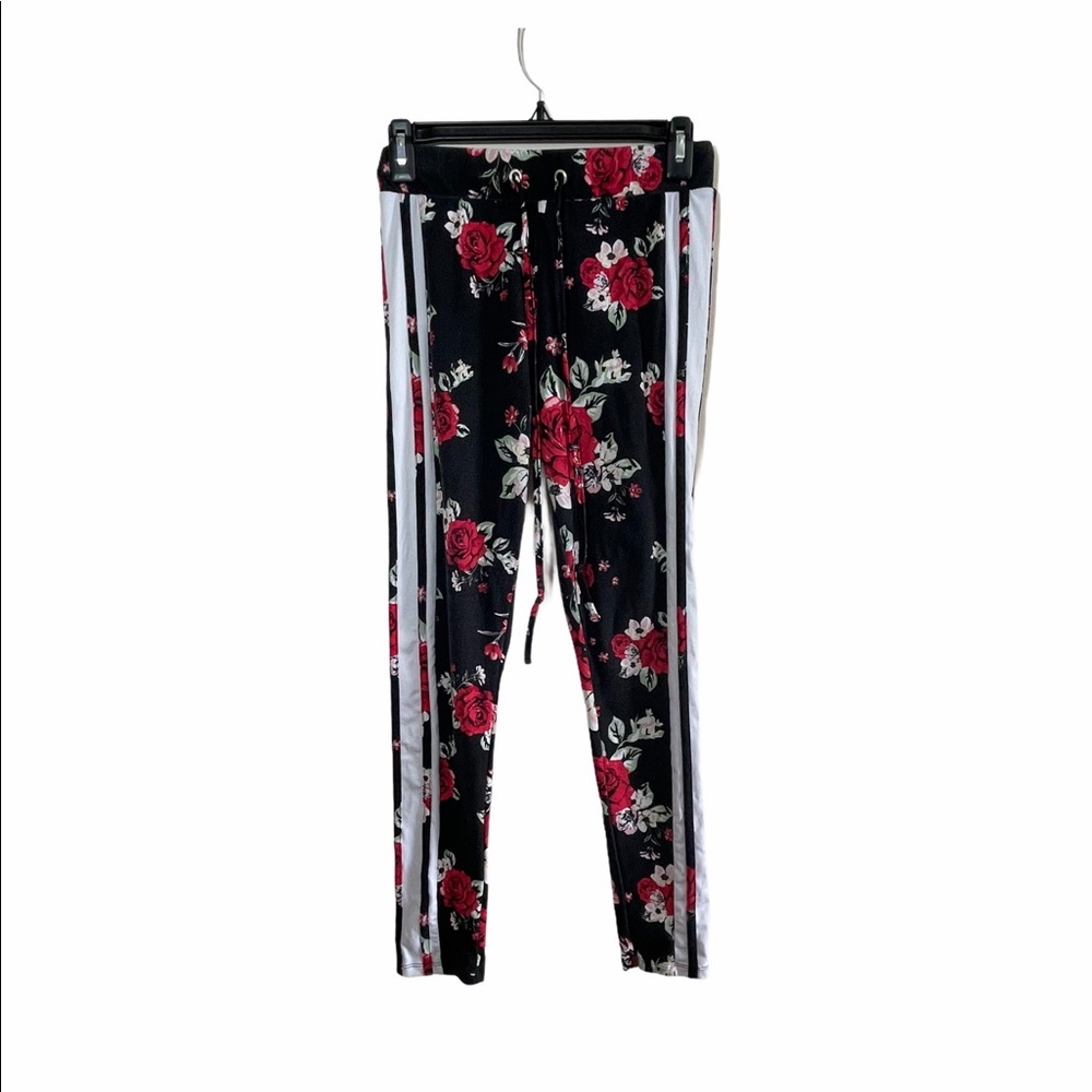 Sommer Ray Black Floral Leggings